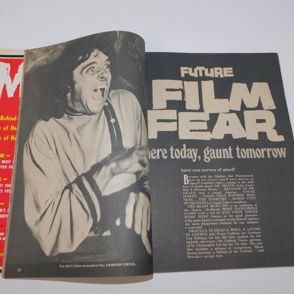 Warren Magazine Famous Monsters Of Filmland 100th Issue August 1973 Frankenstein - Picture 6 of 7